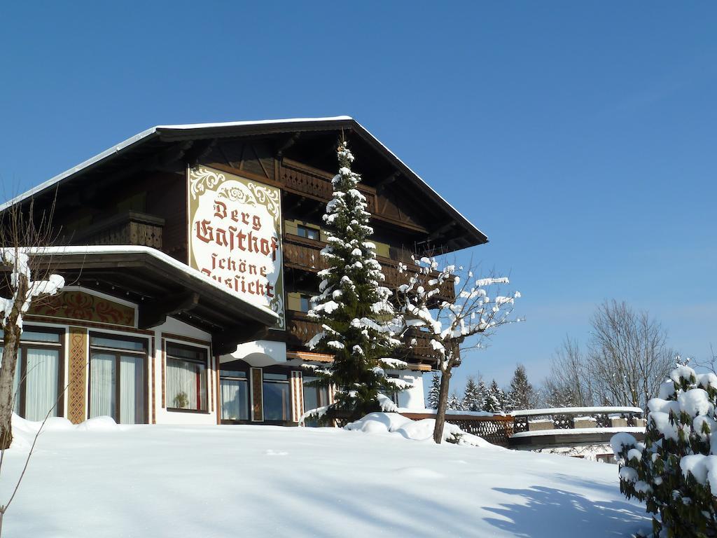 Pension Schoene Aussicht Kuchl Exterior foto