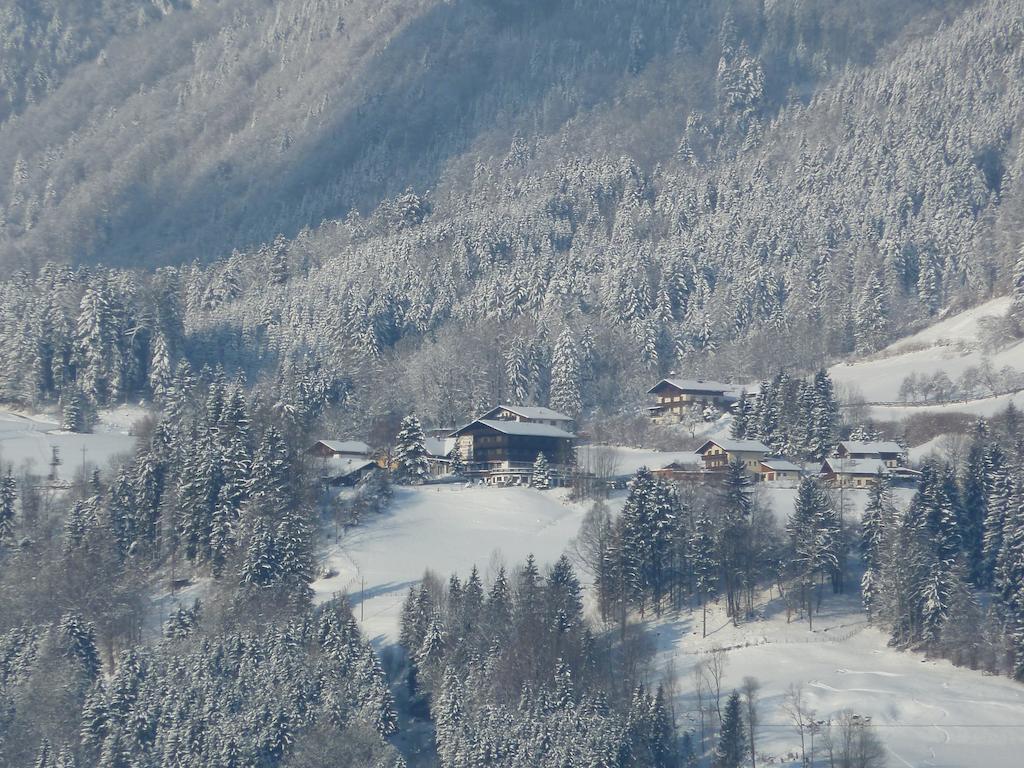 Pension Schoene Aussicht Kuchl Exterior foto